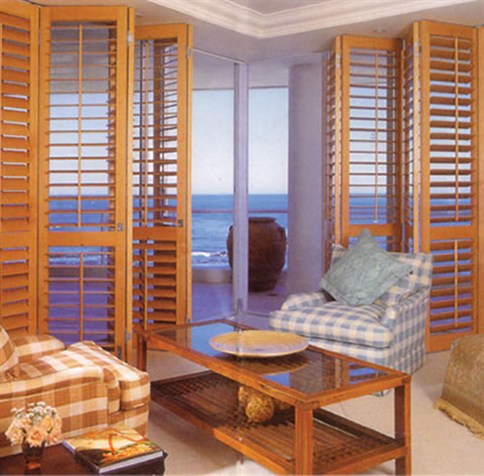 Sliding wood panels and shutters